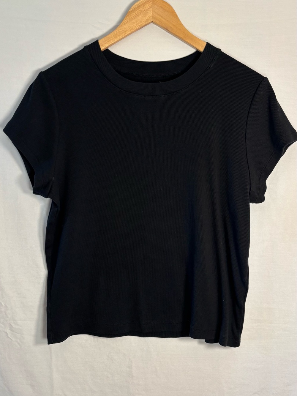 Madewell Black Short-Sleeve Crewneck Tee